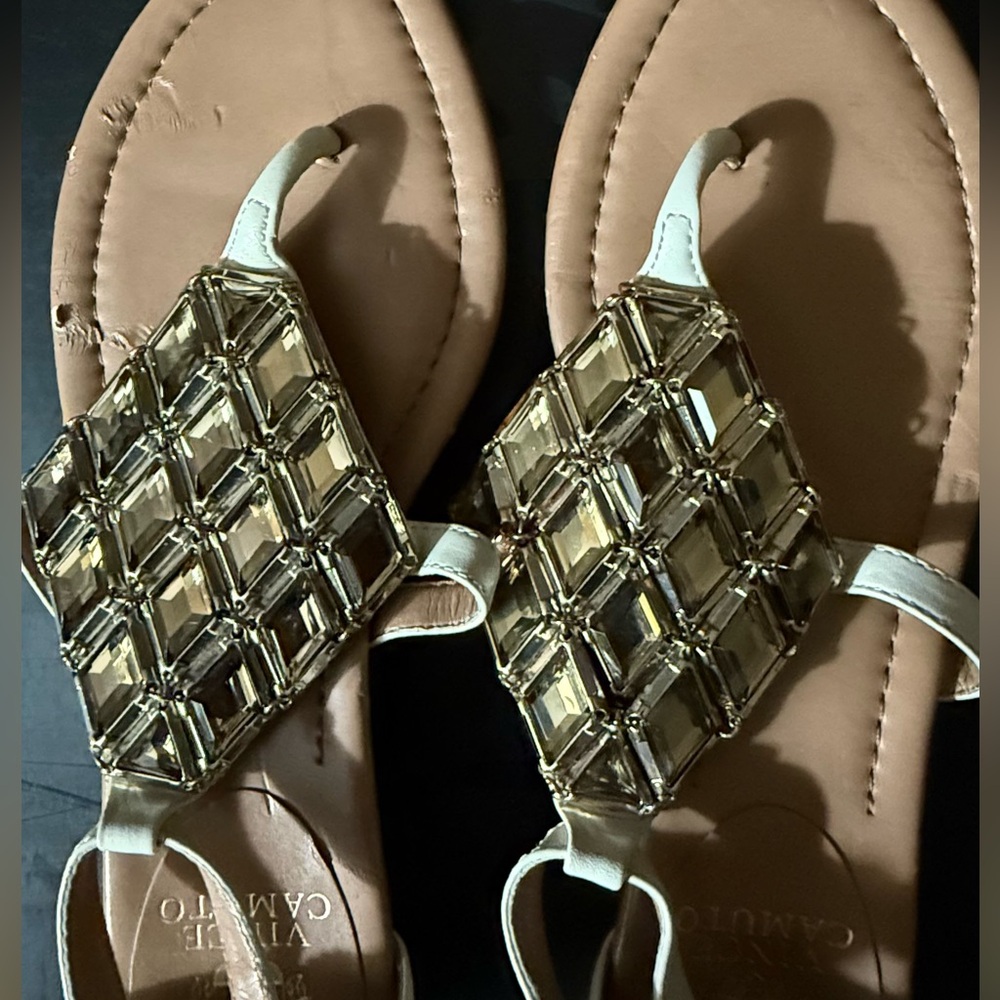 Vince Camuto bejeweled sandals